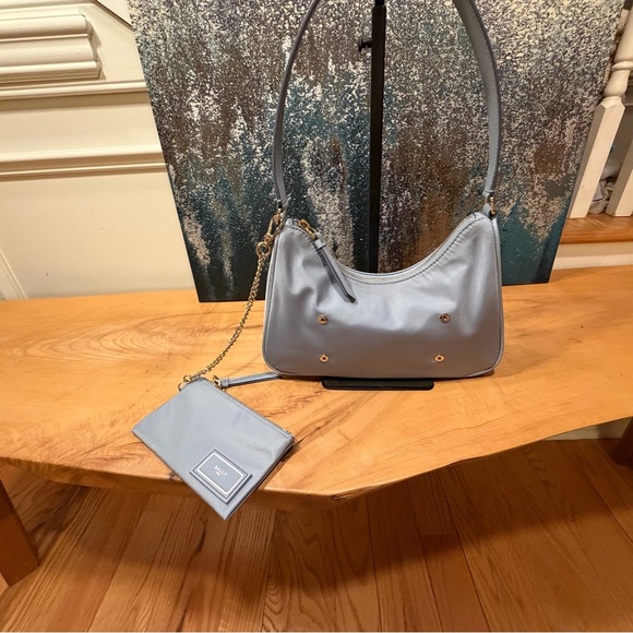 Bally Nour Shoulder Bag in Seashell Blue - Picture 5 of 16